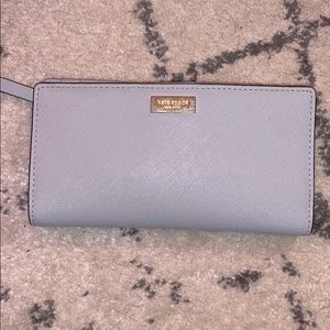 Kate spade powered blue wallet